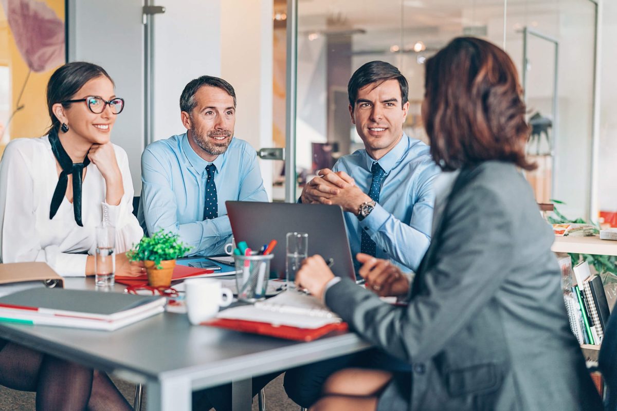 Colleagues in a meeting